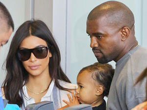 Kimye with their daughter North. (Image: Google)