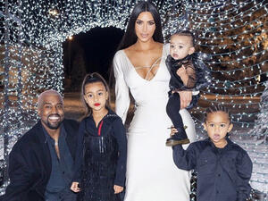 The baby boy is due in May and will be the couple's fourth child  (Source: kimkardashian / Instagram) 