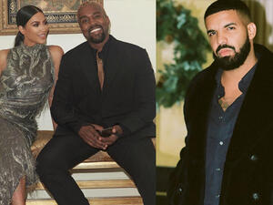 Kanye West has hit out at Drake again (Source:, champagnepapi / Instagram )