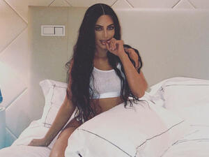 Kim Kardahian reveals her fourth child is going to be a boy (Source: kimkardashian / Instagram) 