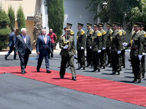 الملك عبدالله يصل رام الله 