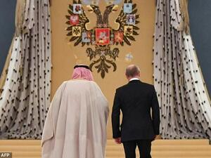 The two countries signed 15 agreements, including one for Saudi Arabia to buy Russia’s S-400 missile defense system. (AFP)