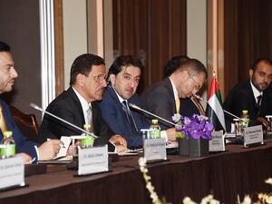 خلال الاجتماع.