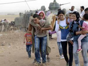 شن تنظيم الدولة الاسلامية هجوما مفاجئا فجر الخميس على كوباني 