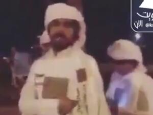 شباب كويتيون يسيرون في الدوحة تضامنا مع قطر