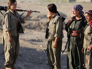 One female soldier claims the Daesh targets women on and off the battle field. (AFP/File)