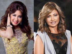 الفنانة ليلى علوي والفنانة لطيفة التونسية