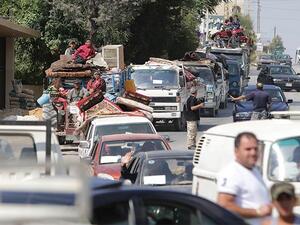 ICRC Lebanon chief Christophe Martin said that the delegation’s talks with Hariri revolved around the displaced Syrian population (AFP/File)
