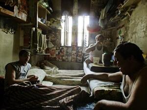 A cell in Lebanon's Roumieh prison. (AFP/File)