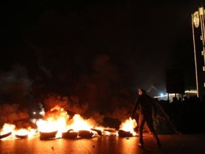 احتجاجات في لبنان بعد مقتل العميد وسام الحسن