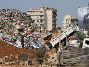 Lebanon's environmentalists have long argued against the export of the country's waste for ethical reasons. (AFP/Joseph Eid)