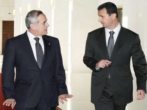 الرئيسان السوري بشار اسد واللبناني ميشيل سليمان/أرشيف