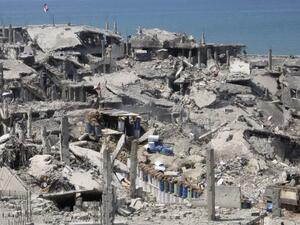 الدمار في مخيم نهر البارد/ أرشيفية