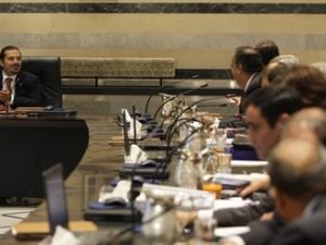 الحريري يتراس اجتماعا للحكومة اللبنانية