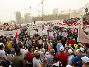 Residents of the Naameh landfill site are likely to resist government plans to reopen it. (AFP/Anwar Amro)