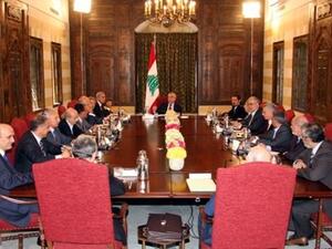 Lebanon national dialogue session 