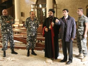 كنيسة لبنانية أستهدفها أحد التفجيرات سابقا