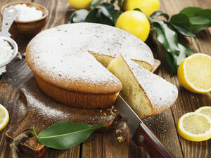 كيك بالليمون 