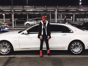 Hamilton and his sexy Maybach! (Facebook)