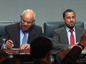 وفود الفصائل الليبية توقع اتفاق سلام بوساطة الأمم المتحدة