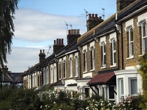 Houses in a residential area of south London. (Getty Images)