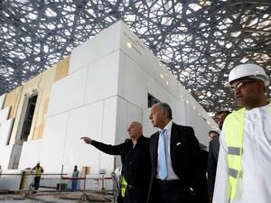 The museum is set to open to the public on November 11. (Karim Sahib/ AFP)