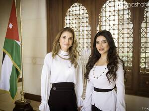 الملكة رانيا ولجين عمران