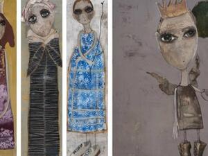 The Magic Thread, painting exhibition by Soad Mardam Bey (Al Ahram Weekly)