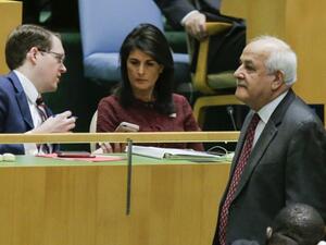 وصف المالكي التهديدات التي اطلقها الرئيس الأميركي ترمب وسفيرة بلاده في الامم المتحدة نيكي هيلي بالصبيانية