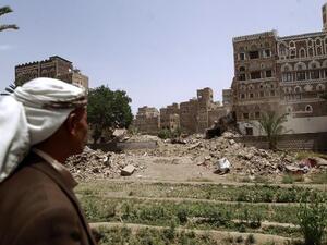 Sanaa's Old City, a UNESCO Heritage Site, is under threat of destruction by conflict in Yemen.  (AFP/File)