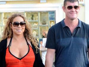 Mariah Carey and James Packer in Israel. (Archive)