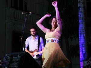 Saleh’s been performing since she was a little girl and she says it was while doing street theater with her father at the age of nine that she started wearing clown face. (Facebook)