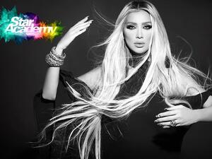 Lebanese singer Maya Diab left little to the imagination on Star Academy! (Facebook)