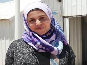 مزون تلقت دعما من الوكالة أثناء إقامتها في مخيم الزعتري