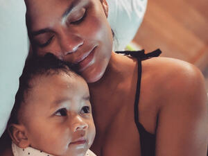 Her Son is 9 months old  (Source: chrissytiegen / Instagram )