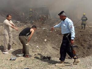Iraq's security situation has been deteriorating in recent months. This bombing in Kirkuk in the North of the country killed 2 people on March 29.