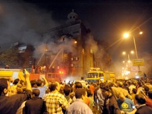 At least 10 people were killed during the overnight clashes in Cairo's Imbaba