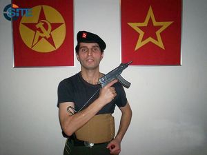 This image released by the SITE Intelligence Group, shows a man identified as Sanli. SITE reported that in a communiqué posted on "The People's Cry" website (halkinsesitv.com), the Revolutionary People's Liberation Party-Front (DHKP-C), claimed responsibility for the suicide bombing at the US Embassy in Ankara. (AFP PHOTO / SITE Intelligence Group)