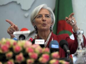 Christine Lagarde's Paris flat has been raided by police. 