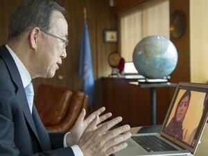 UN Chief Ban Ki Moon has called for the chemical weapons inspectors to be sent in to Syria.