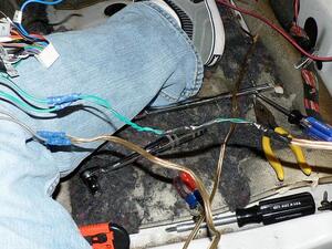 Getting their wires crossed