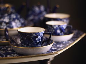 Maybe this practice should take off in tea-loving nations as Britain:  Similar to the concept of coffee readings, the psychic looks at the pattern of tea leaves in the cup and allows the imagination to play around the shapes suggested by them.