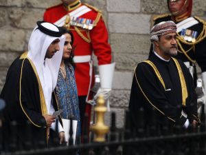 With some significant missing regal Arab Royals, others were there to celebrate the royal occasion, like the Crown Prince of Abu Dhabi (Mohammed bin Zayed Al Nahyan) and Sayyid Haitham bin Tariq Al Said of Oman.