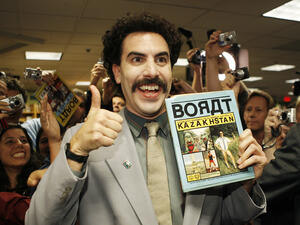 Sacha Baron Cohen- a class act April Fool artist; whose Star joker personnas include Ali G, Borat and more recently Bruno.