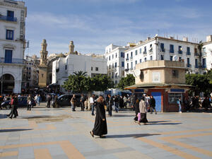 The IMF has revised down Algerian unemployment, but youths with out work remains a big issue 
