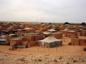 Many Sahrawis were forced out of the Western Sahara when Morocco annexed the contested territory. They have been living in refugee camps in Algeria since the 1970s (File Archive/AFP)
