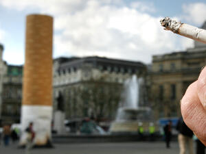 Banning smoking in public space is not enough, it’s not even a solution in a country where traffic lights are year-long-Christmas-ornaments. Strict measures must be imposed.