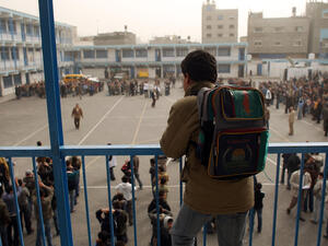 The unemployment rate in Palestine hit 23 per cent, according to the statistics bureau 