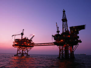 Offshore drilling site