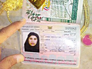Amal’s passport which was found in bin Laden’s bedroom.